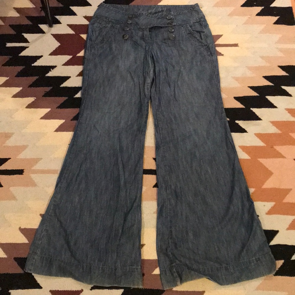 Level 99 Wide Leg Trousers